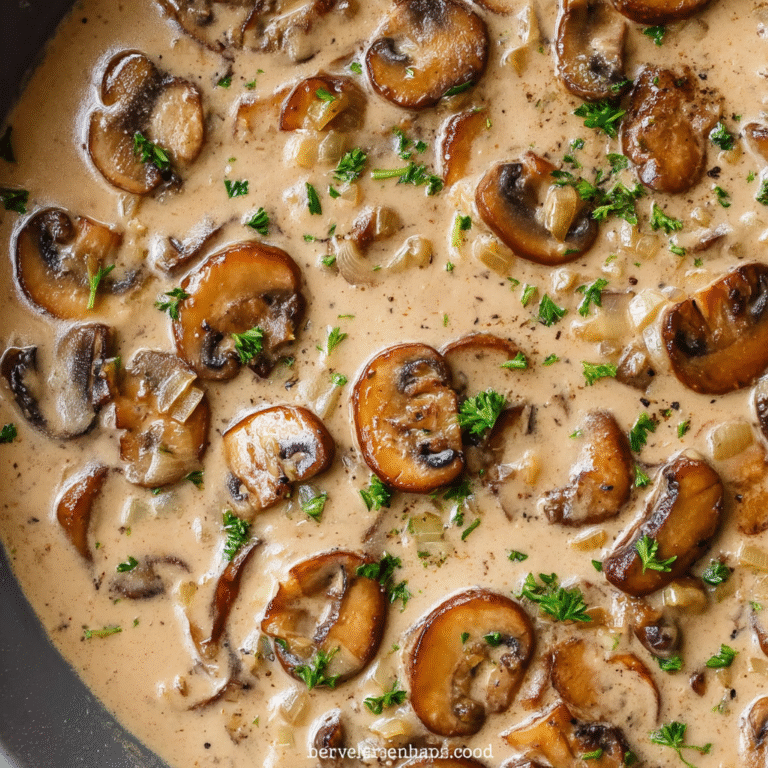20-Minute Creamy Mushroom Sauce