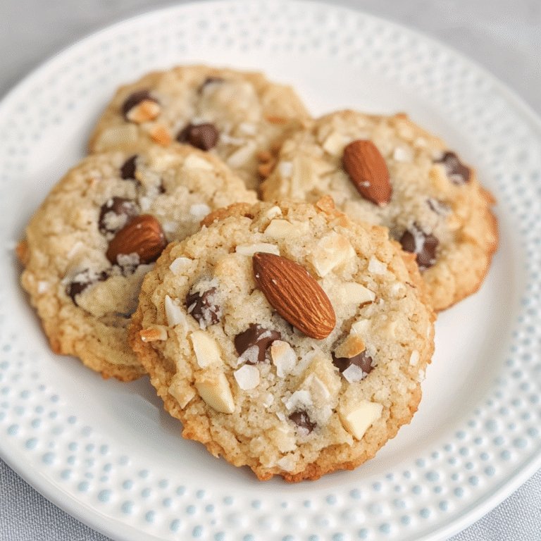 Almond Coconut Bliss Cookies