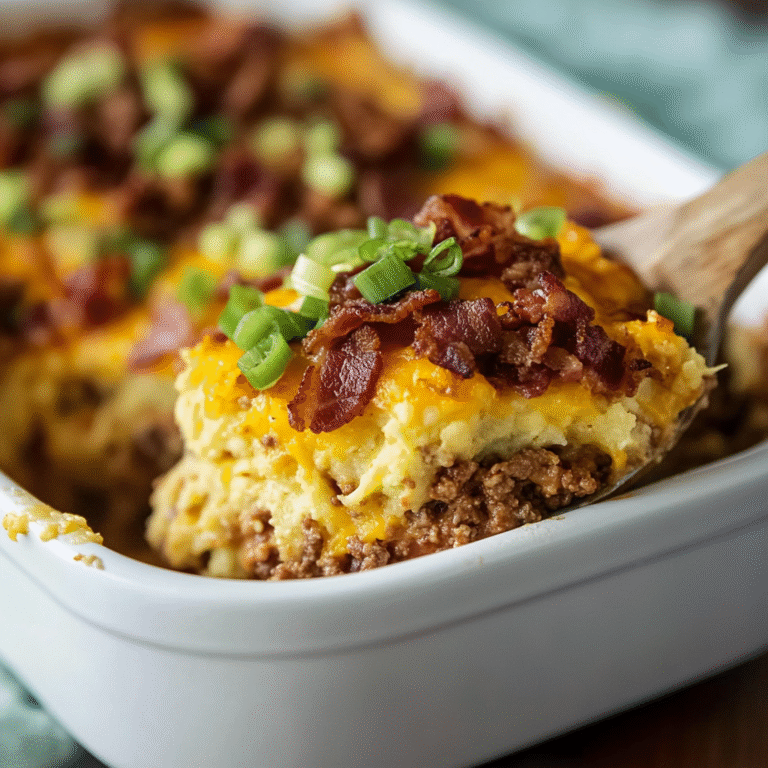 Bacon Cheeseburger Casserole