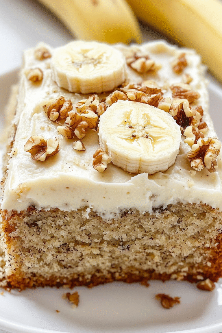 Banana Bread Cake with Cream Cheese Frosting