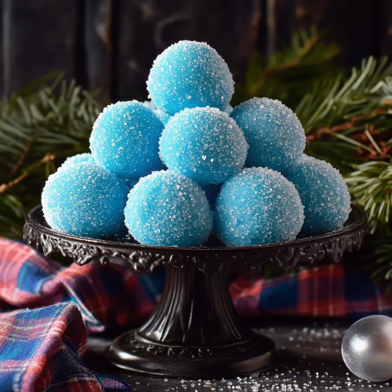 Blue Christmas Truffles