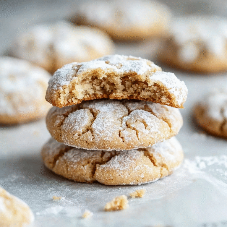 Brown Butter Cinnamon Crinkle Cookies