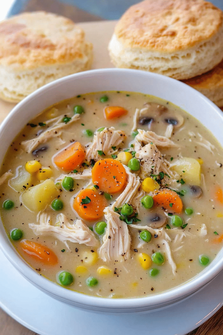 Chicken Pot Pie Soup