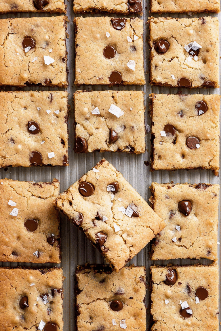 Chocolate Chip Pan Cookies