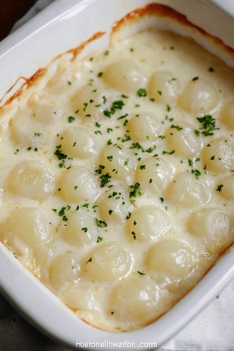 Classic Creamed Pearl Onions