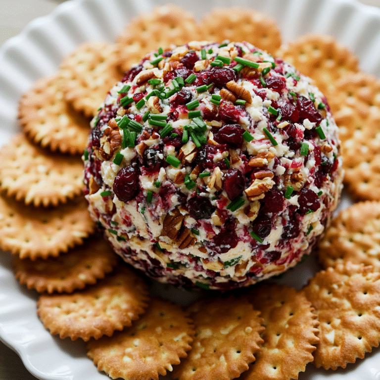 Cranberry Pecan Cheese Ball