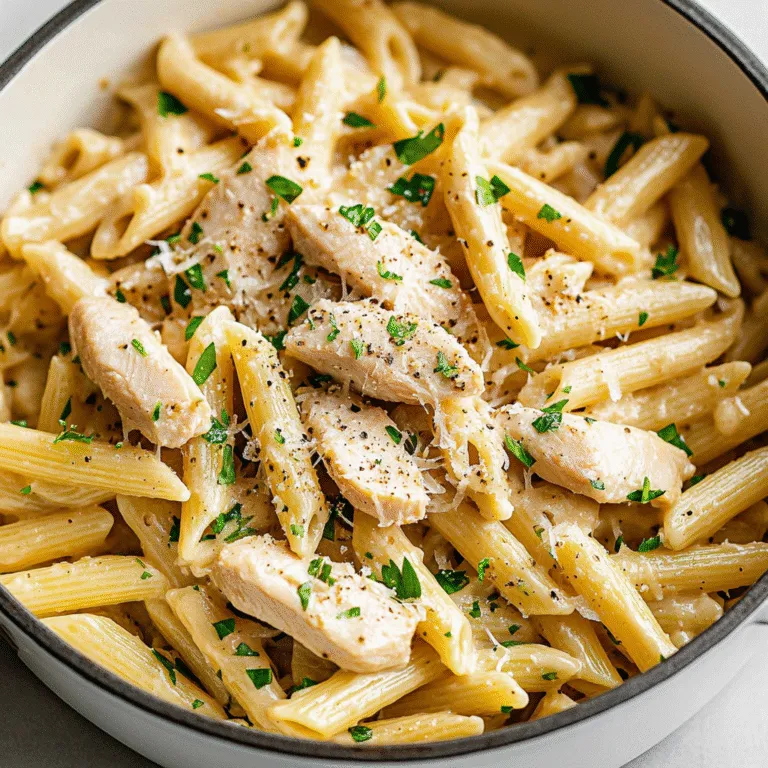 Creamy Garlic Chicken Pasta