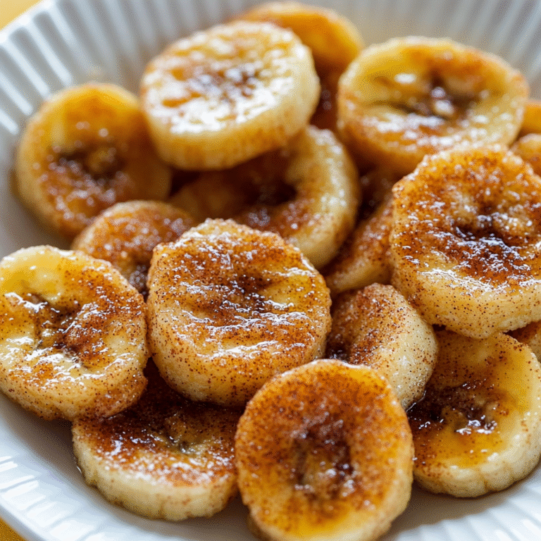 Crispy Cinnamon-Spiced Bananas