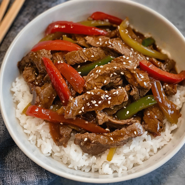 Crock Pot Pepper Steak