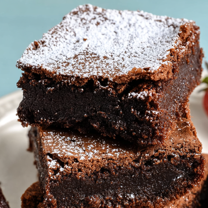 Gooey Chocolate Cake Mix Brownies