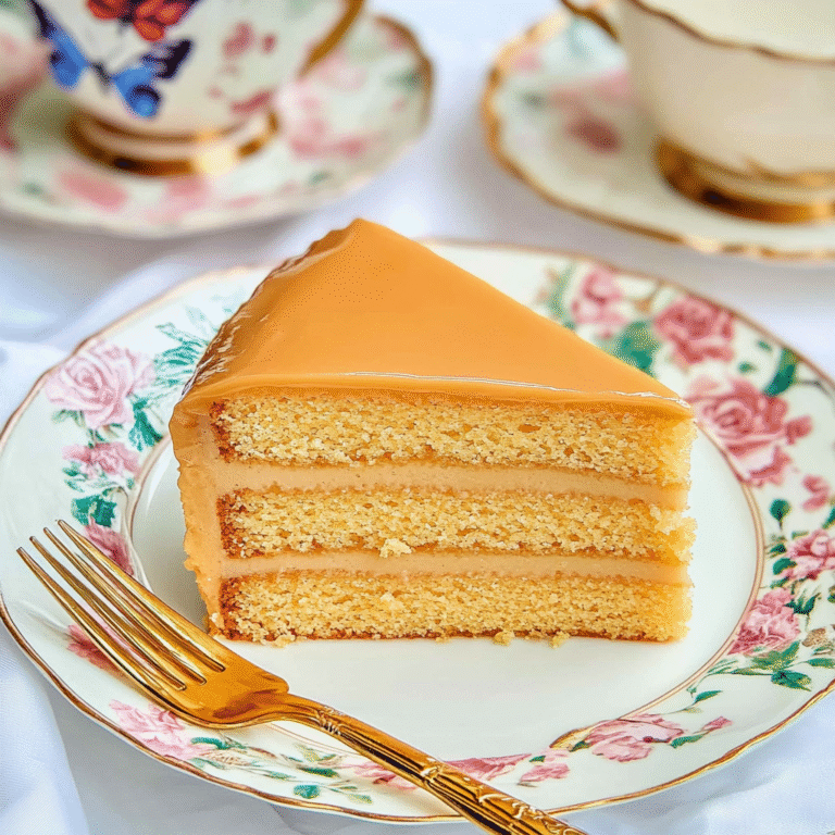 Homemade Caramel Cake