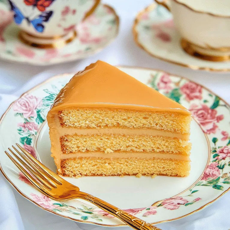 Homemade Caramel Cake