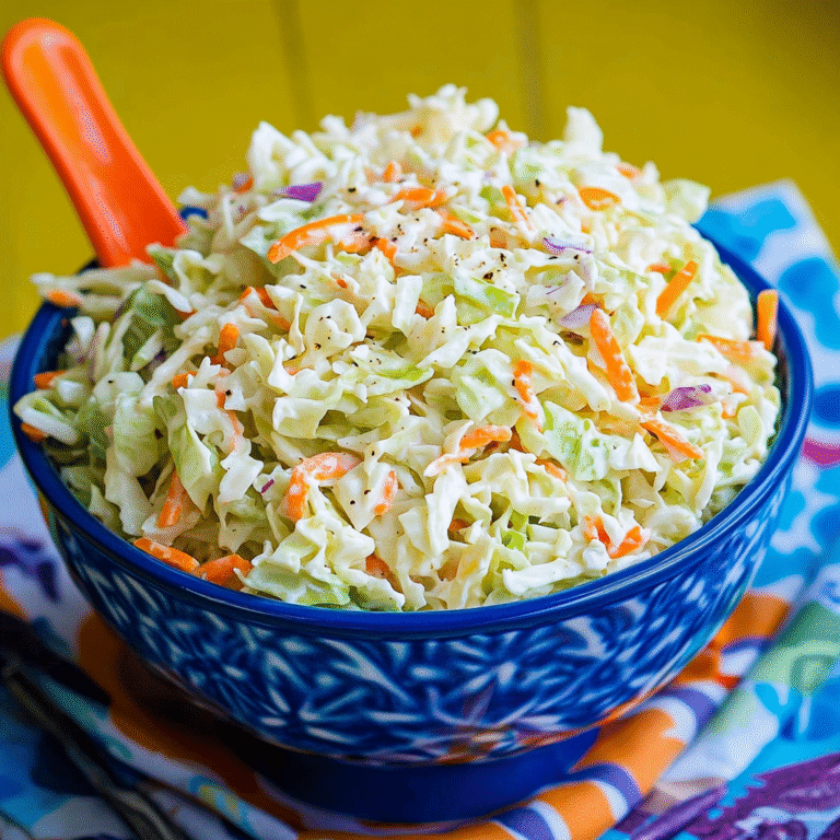 Homemade KFC-Style Coleslaw Recipe