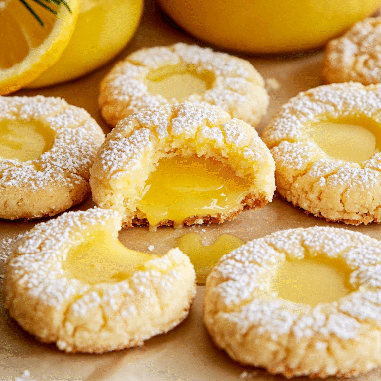 Lemon Curd Cookies