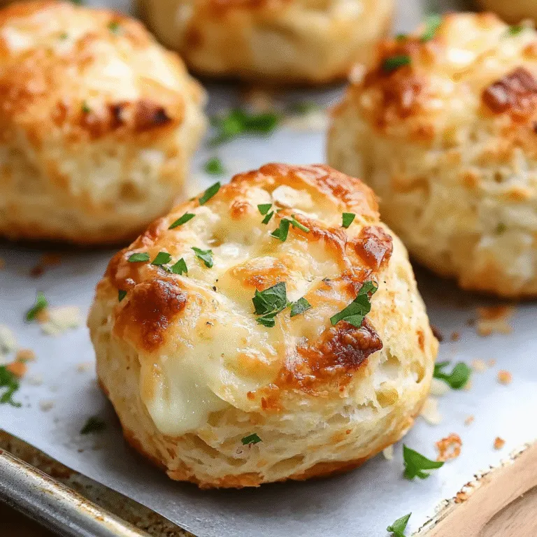 Melt-in-Your-Mouth Garlic Cheese Puffs