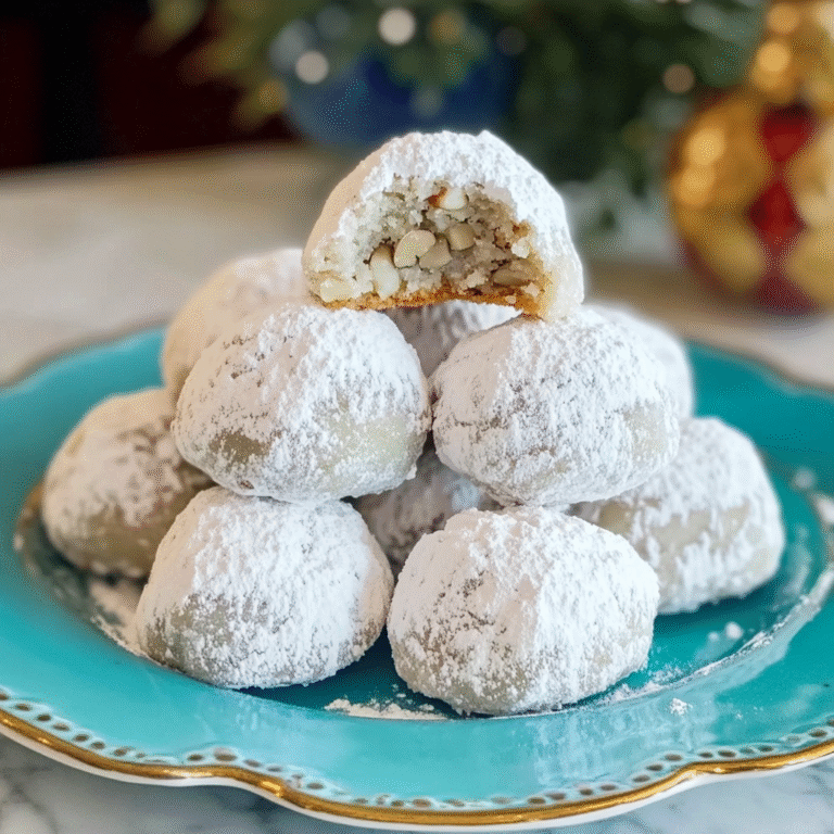 Pecan Snowball Cookies