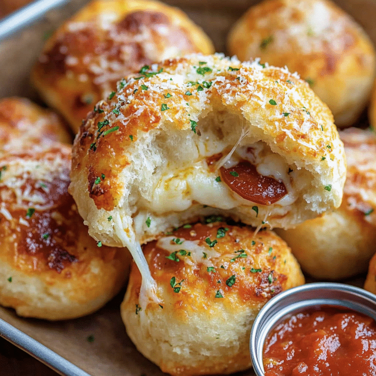 Pepperoni Pizza Bombs