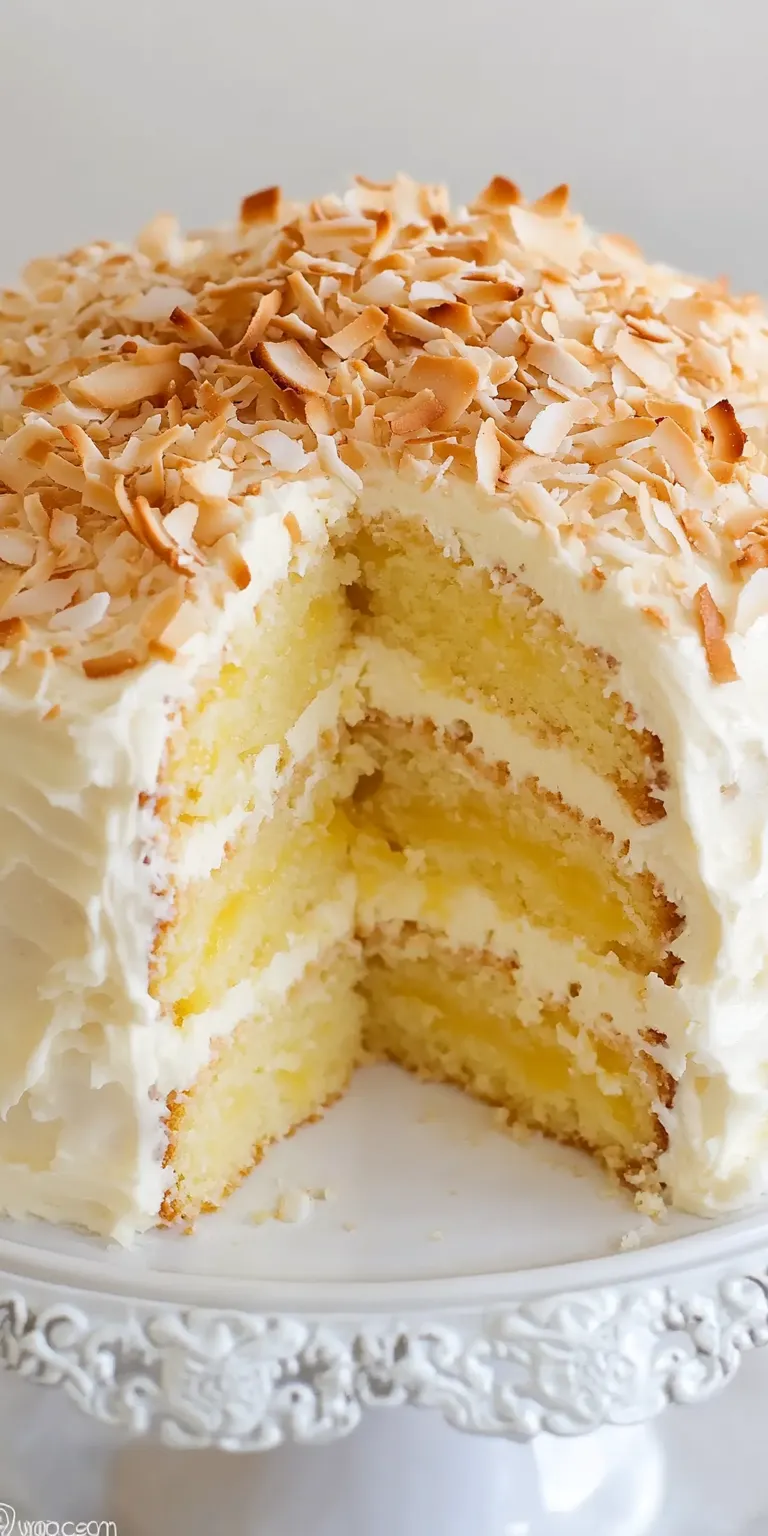Pineapple Coconut Cake