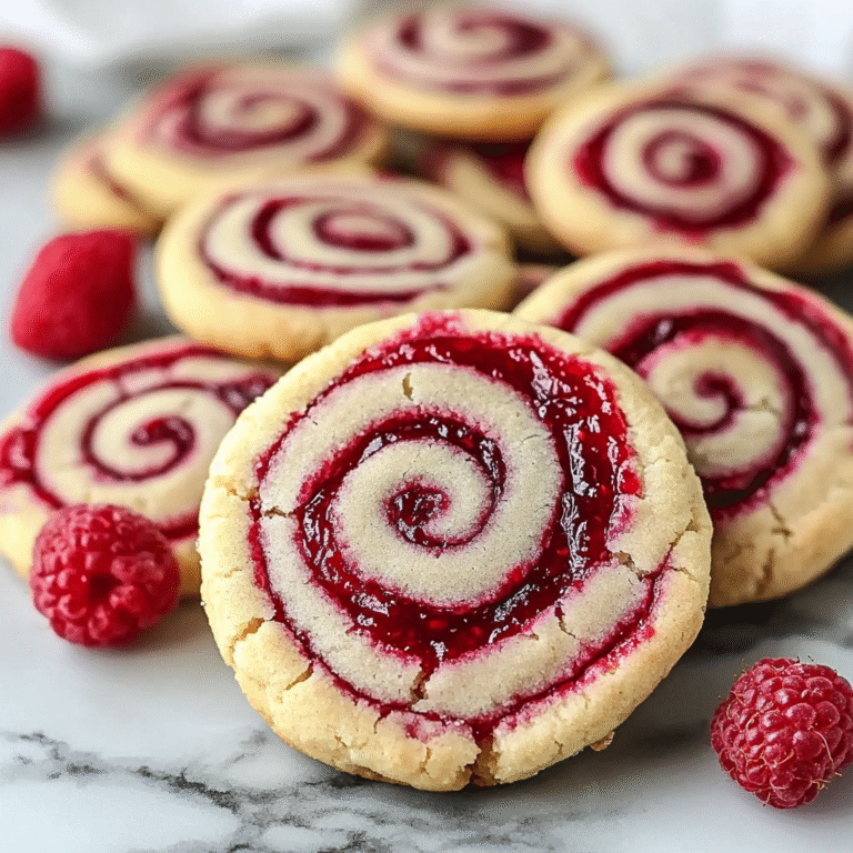Raspberry Swirl Cookies