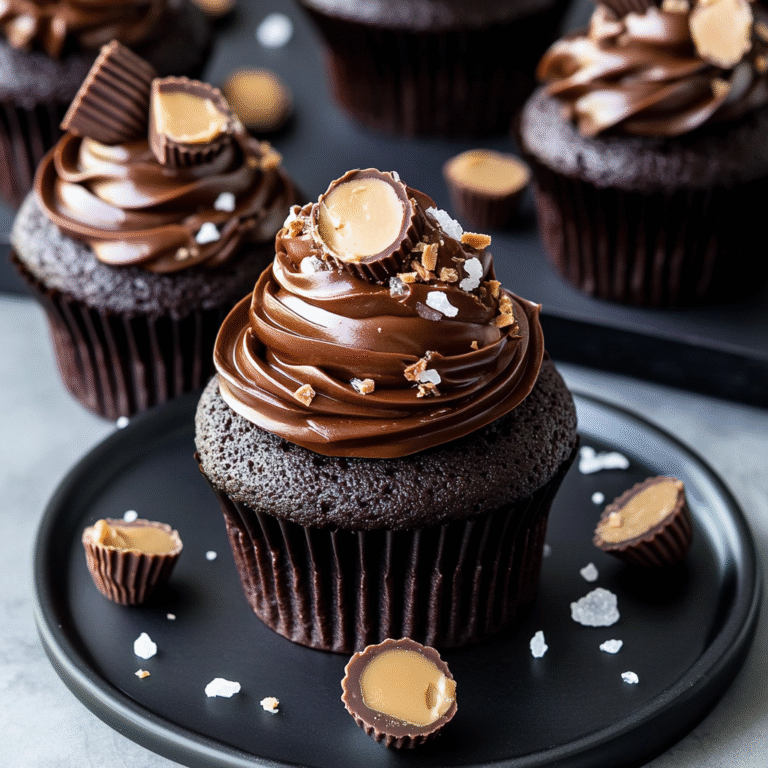 Reese’s Peanut Butter & Chocolate Cupcakes Recipe
