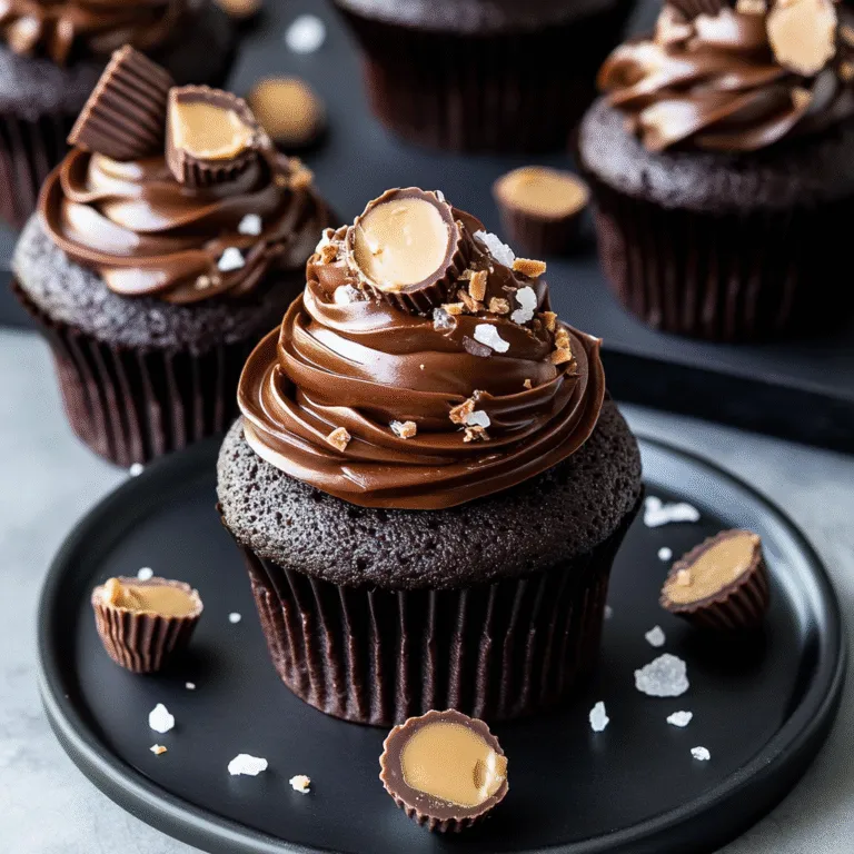 Reese’s Peanut Butter & Chocolate Cupcakes Recipe