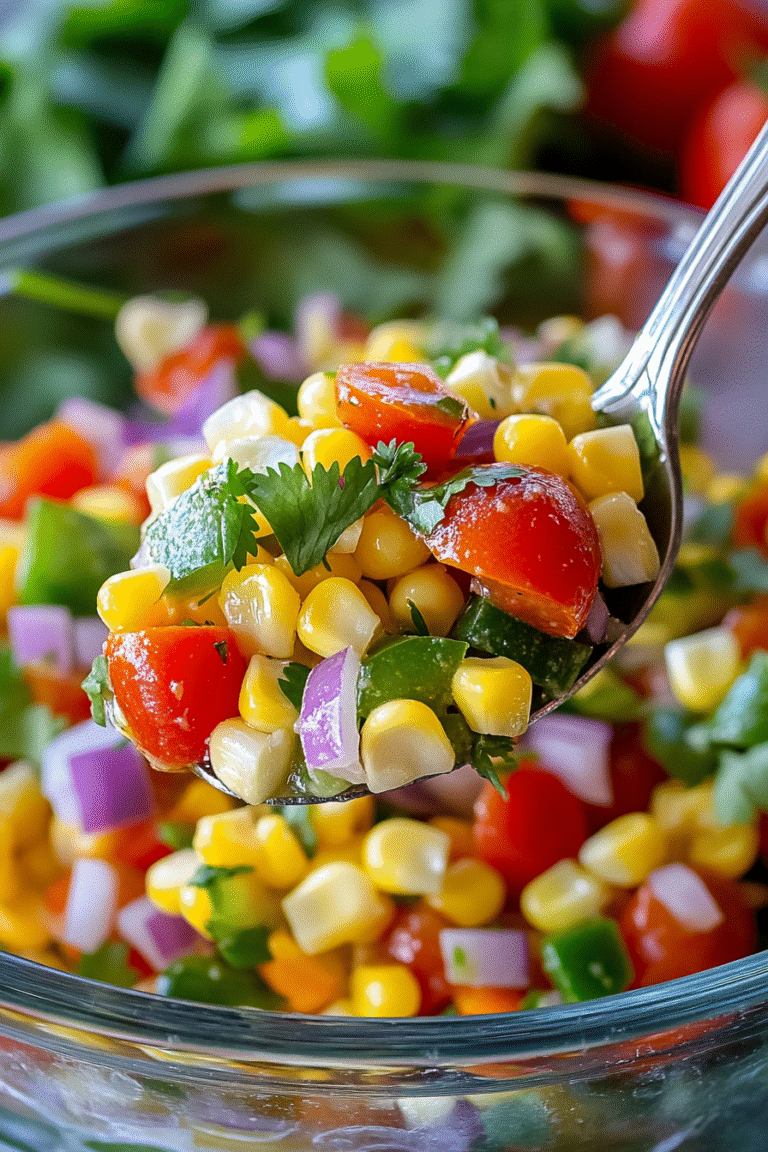 Refreshing Summer Corn Salad