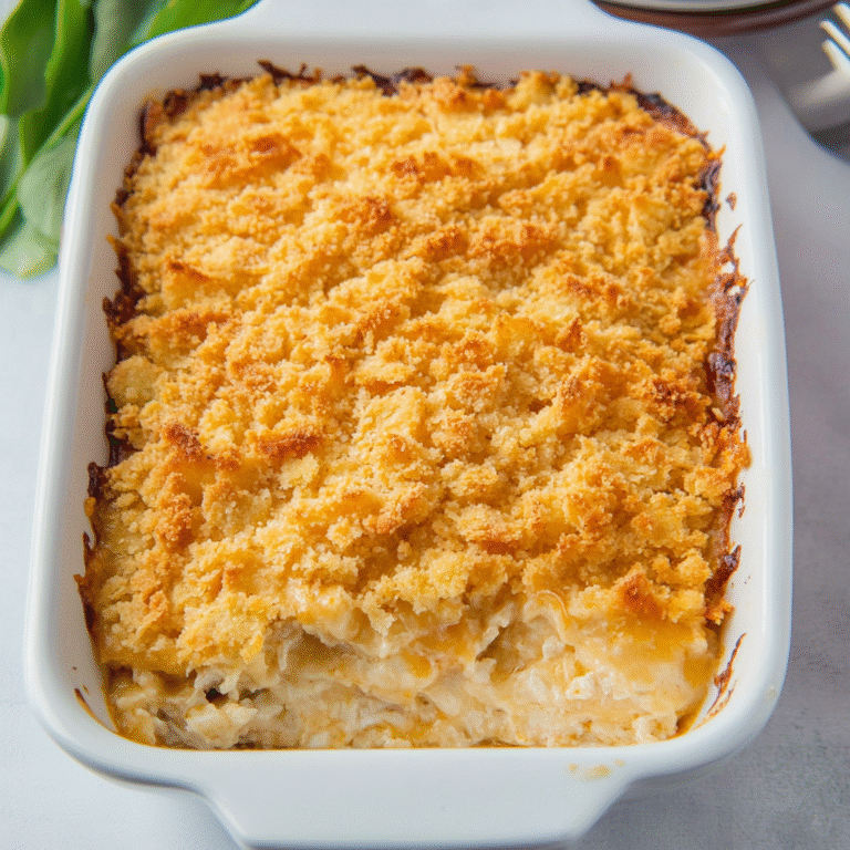 Ritz Cracker Chicken Casserole