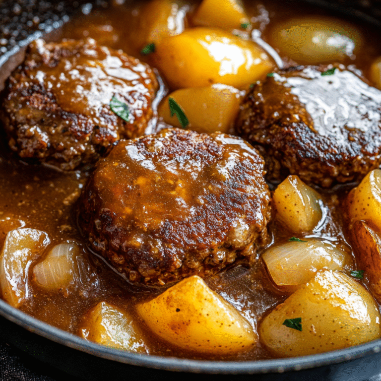 Salisbury Steak and Potato Skillet