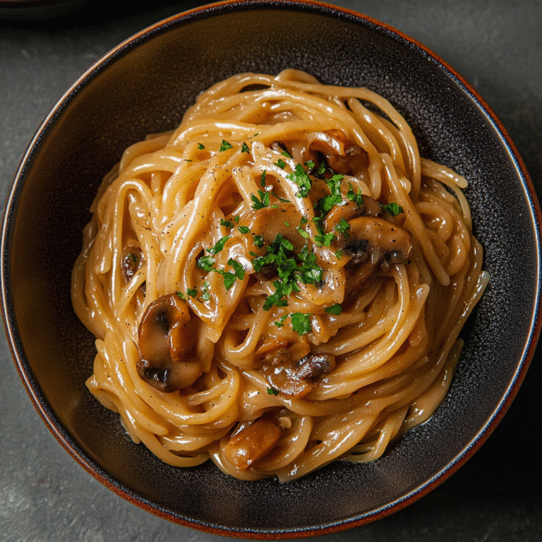 Slow Cooker Caramelized Onions Pasta