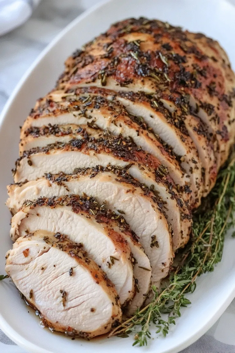 Slow Cooker Honey Maple Glazed Turkey Breast