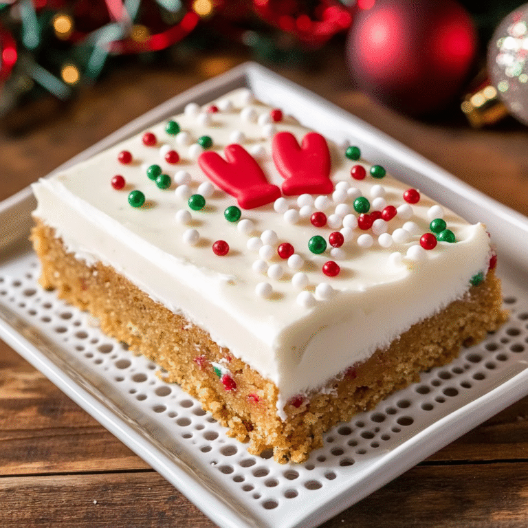 Spiced Gingerbread Bars