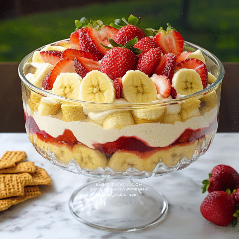 Strawberry Banana Pudding