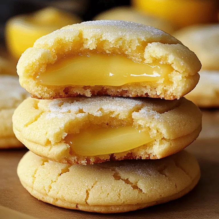 Stuffed Lemon Cookies