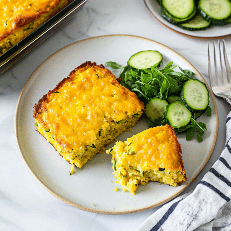 Zucchini Cornbread Casserole